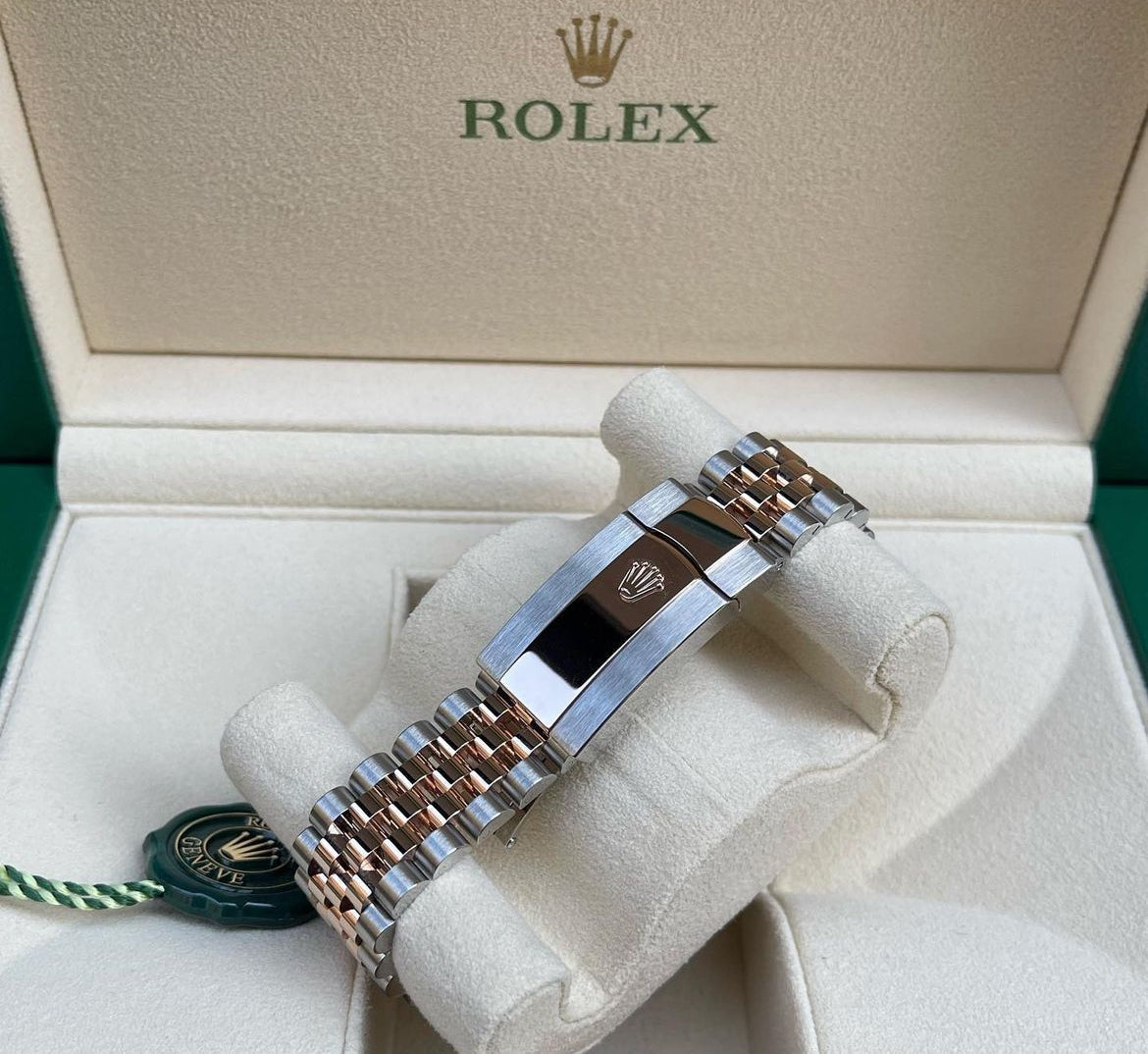 ROLEX DATEJUST JUBILEE ORO ROSA QUADRANTE SILVER DIAMOND