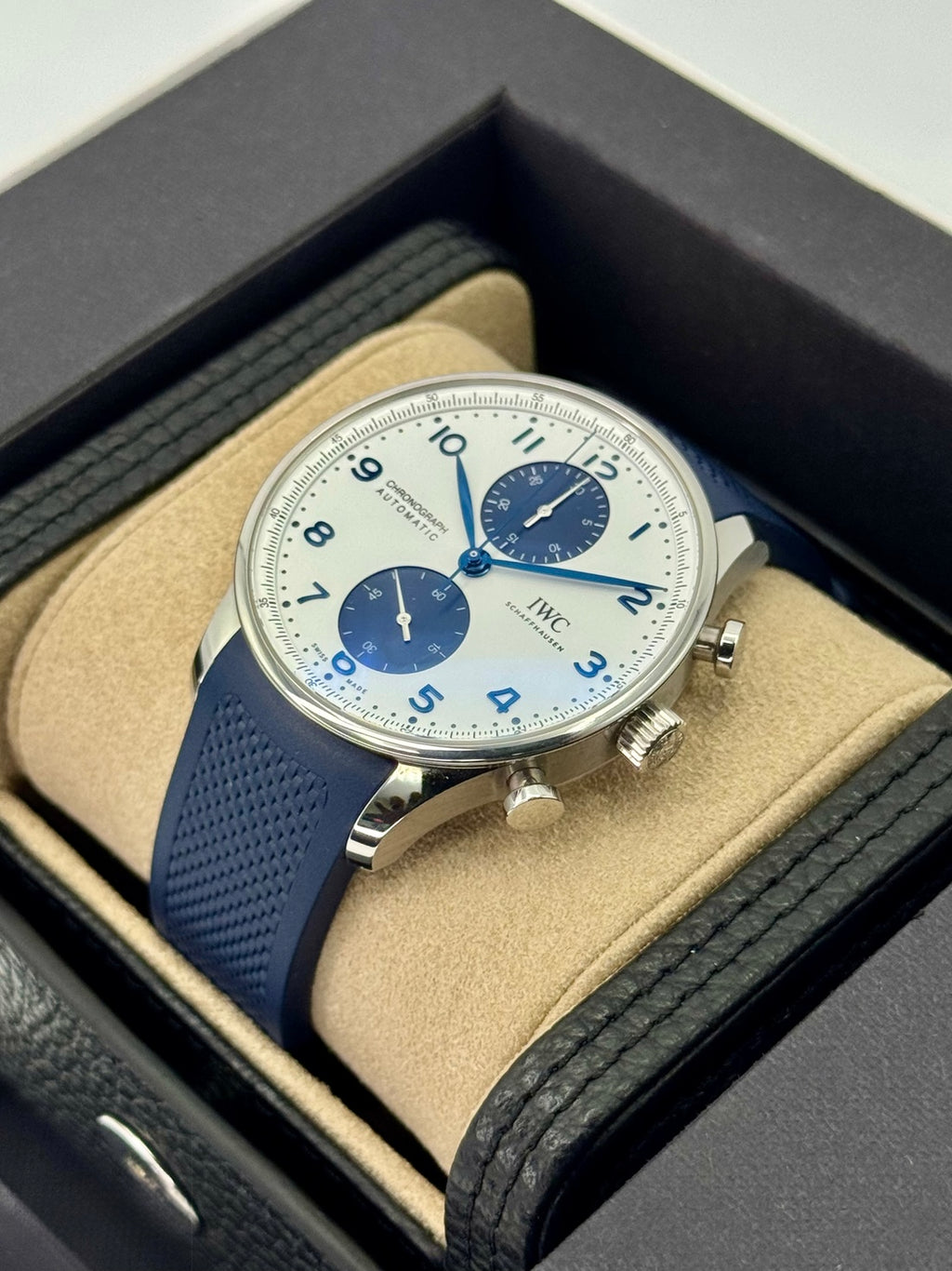 IWC Schaffausen Portugieser Chronograph Blu 41mm