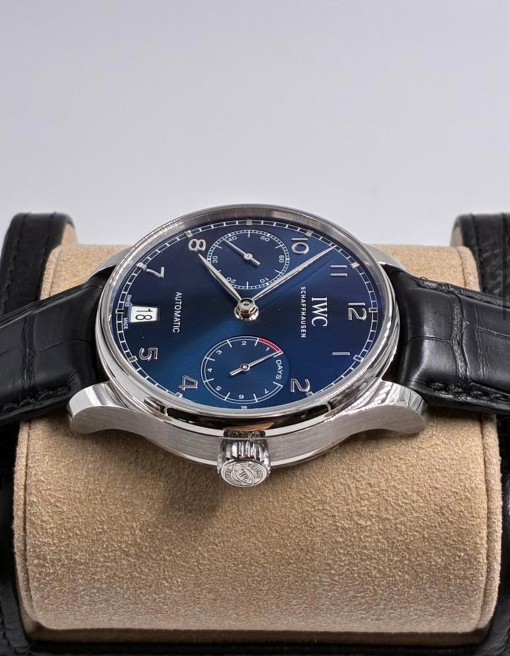 IWC Schaffausen Portugieser 42mm Blu Dial Chrono