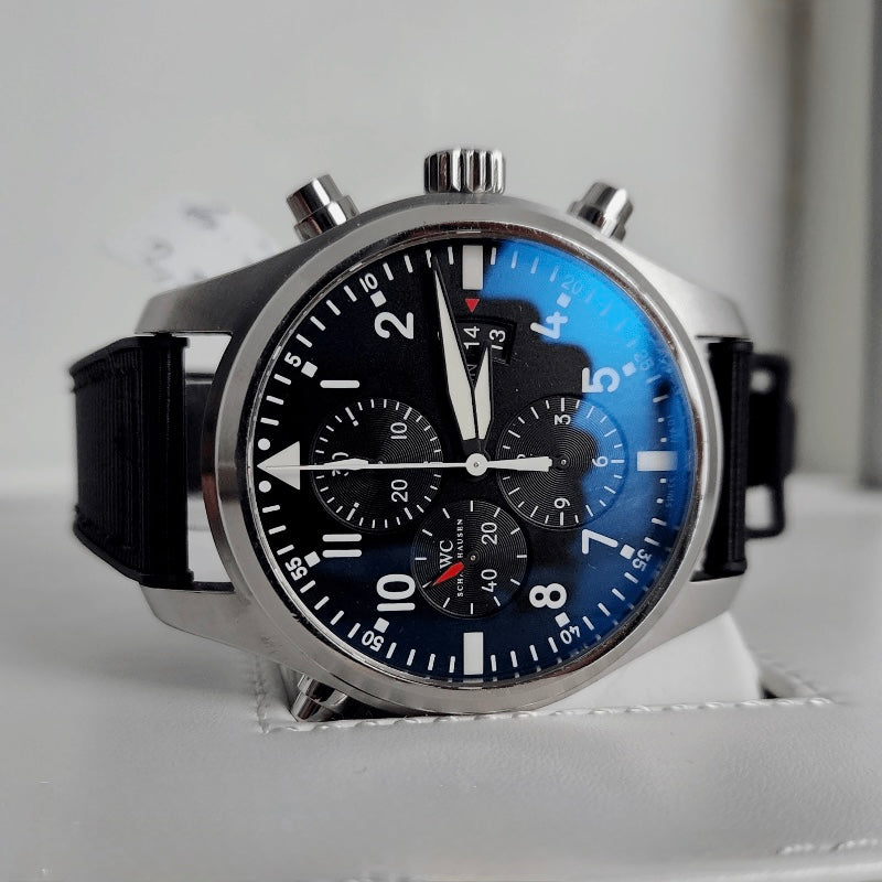 IWC Pilot’s Double Chronograph Black Dial 46mm