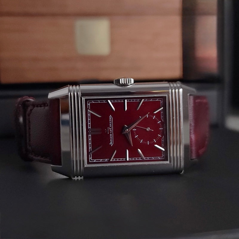 JAEGER-LeCOULTRE REVERSO TRIBUTE MONOFACE BORDEAUX