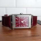 JAEGER-LeCOULTRE REVERSO TRIBUTE MONOFACE BORDEAUX