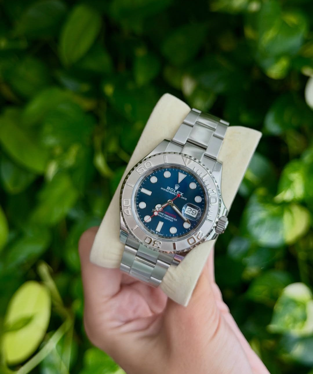 ROLEX YACHT-MASTER BLU DIAL