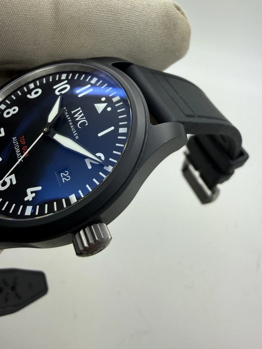 IWC Pilots Top Gun Black Ceramic 41mm Auto Watch