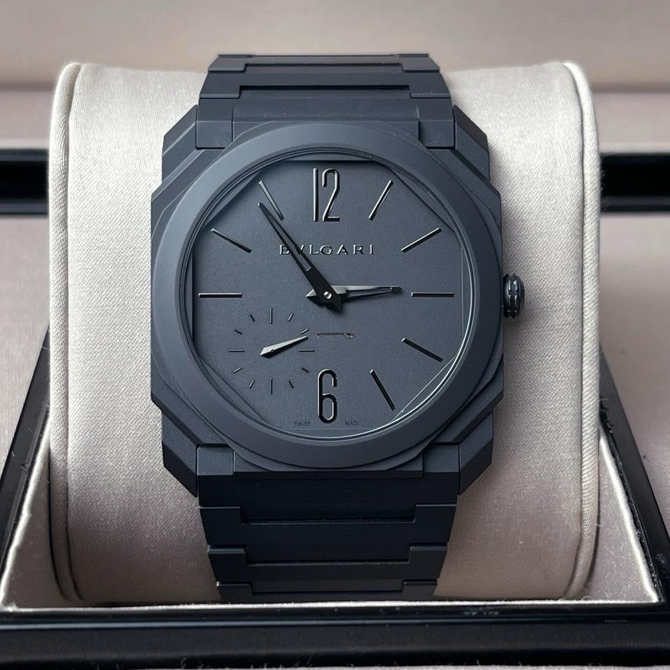 Bulgari Octagon Finissimo Total Black