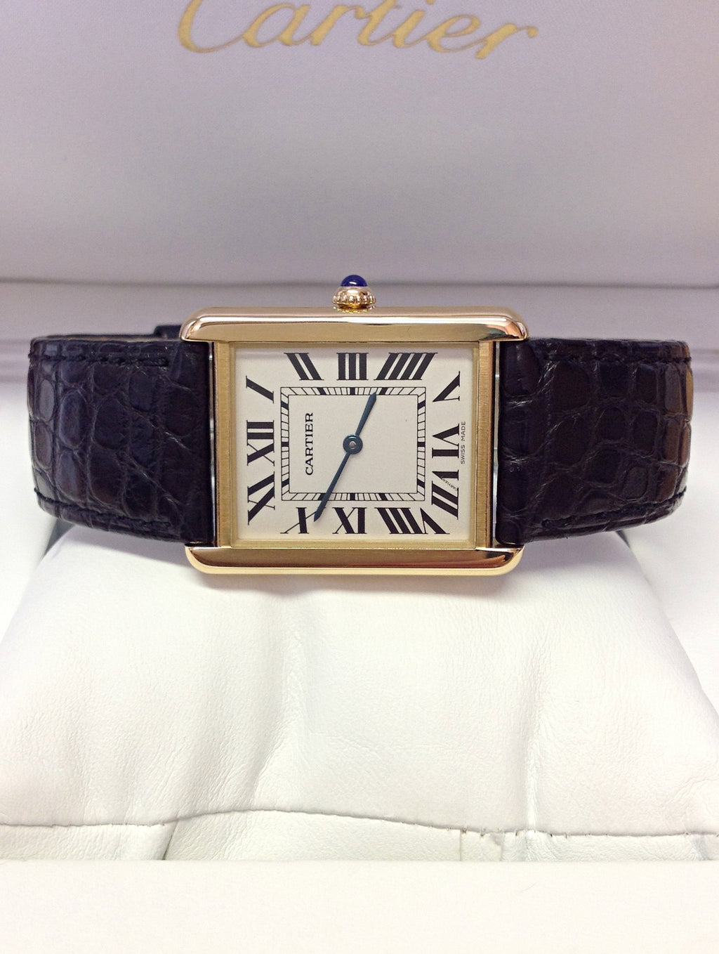 CARTIER TANK MUST SOLO  YELLOW GOLD