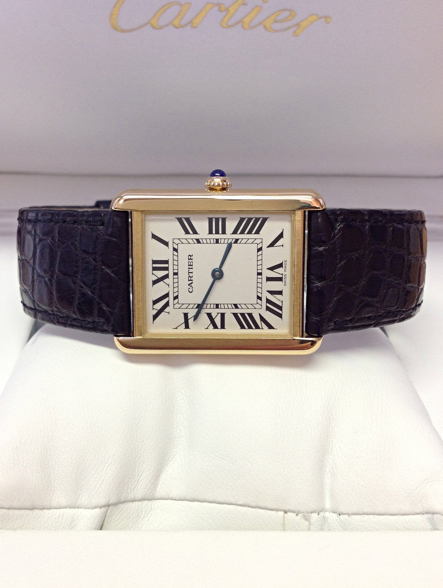CARTIER TANK MUST SOLO  YELLOW GOLD