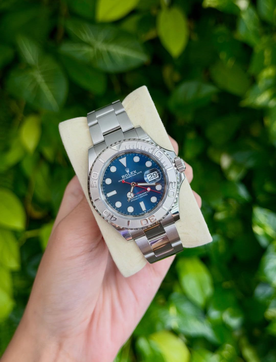 ROLEX YACHT-MASTER BLU DIAL