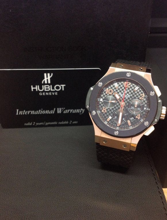 Hublot big bang rose gold