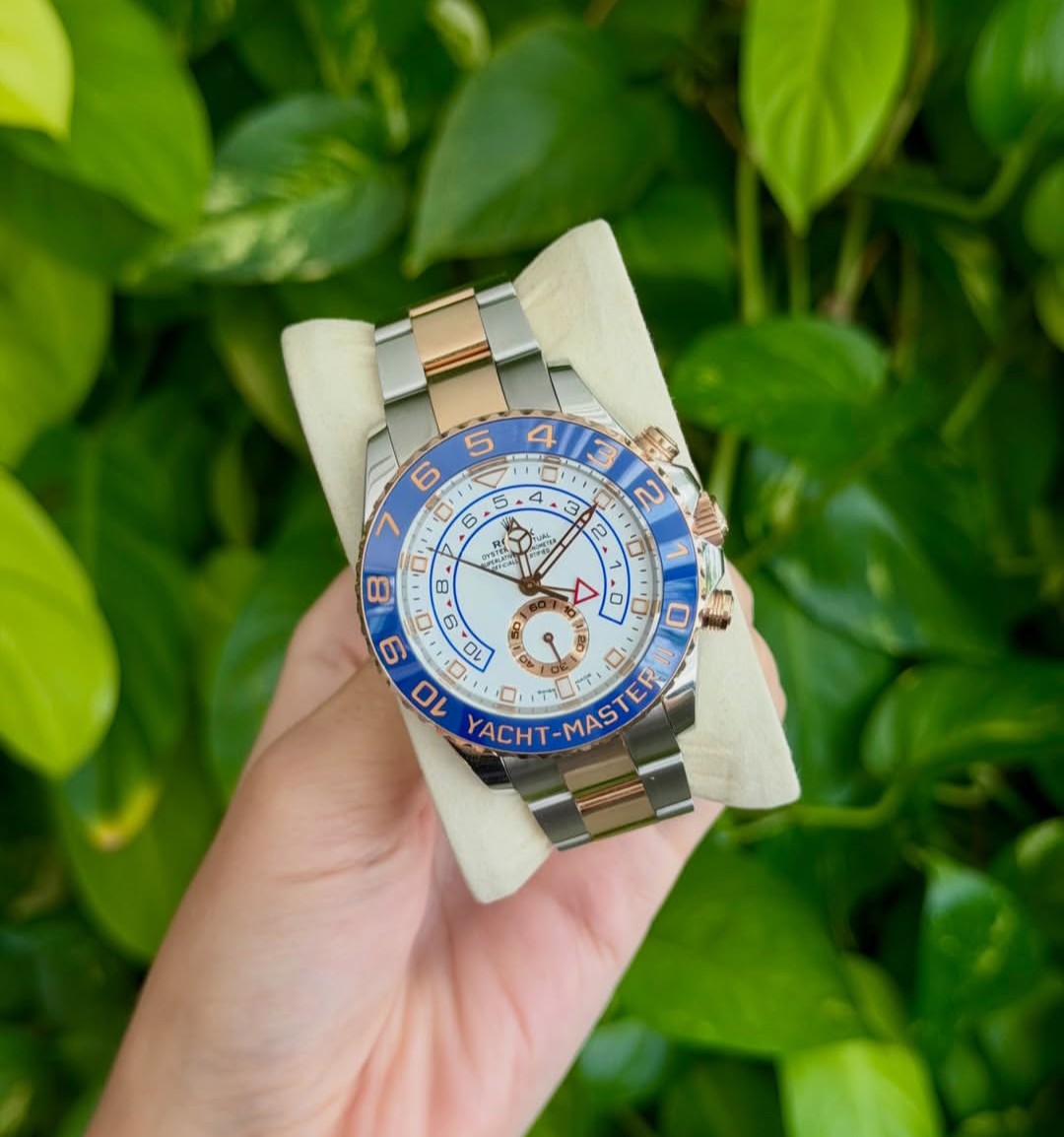 ROLEX YACHT-MASTER II ORO & BLU