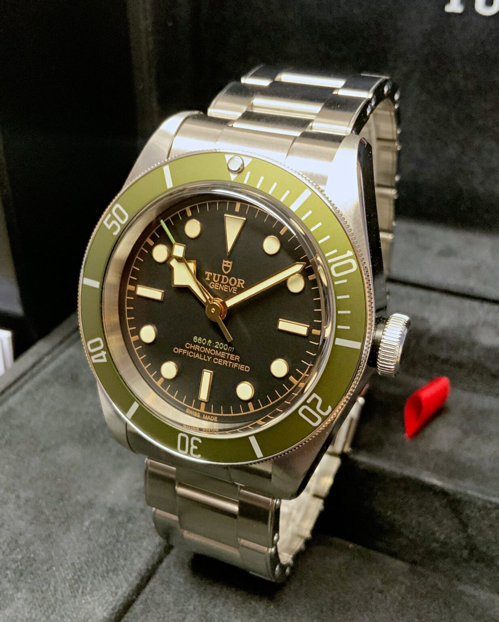 Tudor Heritage Black Bay Harrods Green