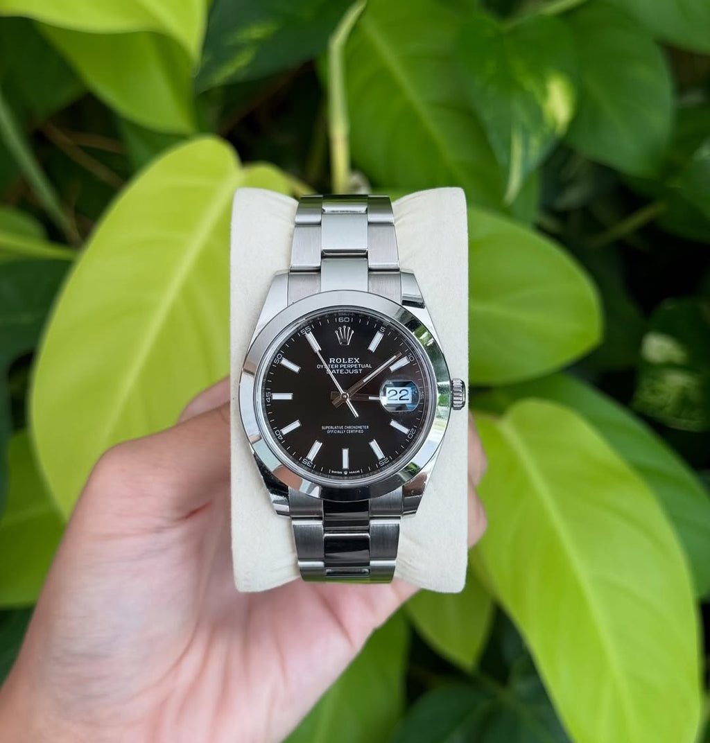 ROLEX DATEJUST OYSTER BLACK DIAL