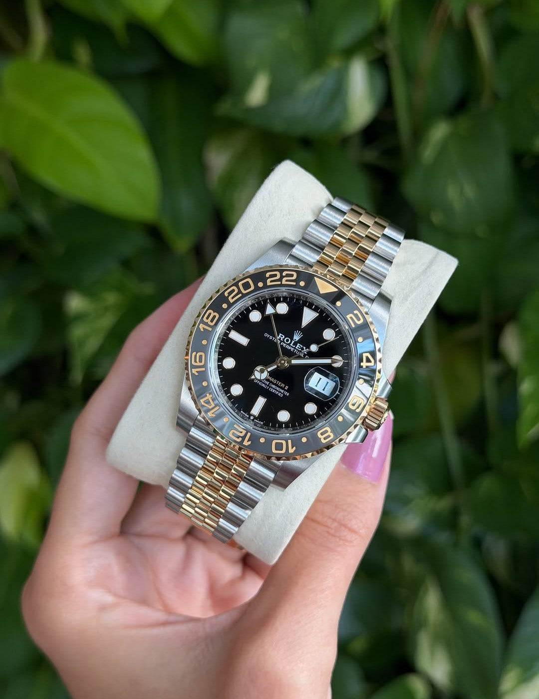 ROLEX GMT MASTER II JUBILÈE ACCIAIO E ORO