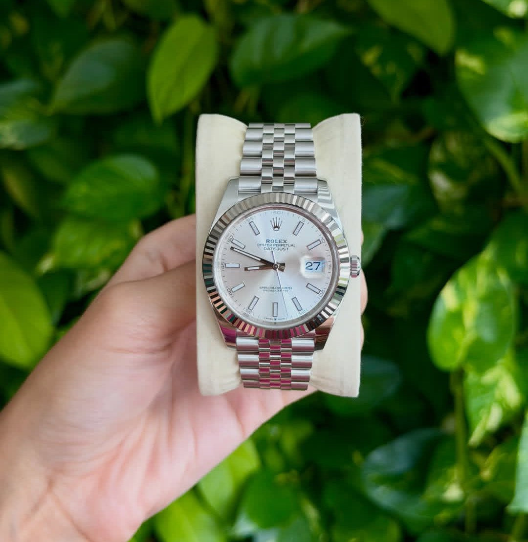 ROLEX DATEJUST JUBILÉE SILVER DIAL