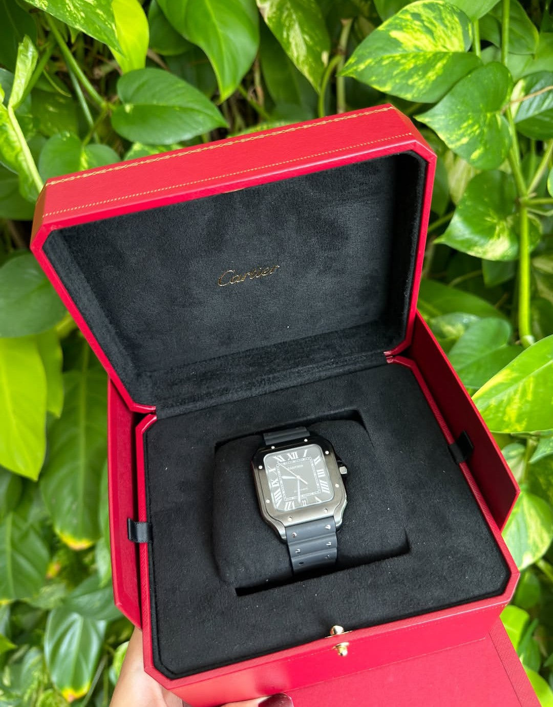 CARTIER SANTOS BLACK