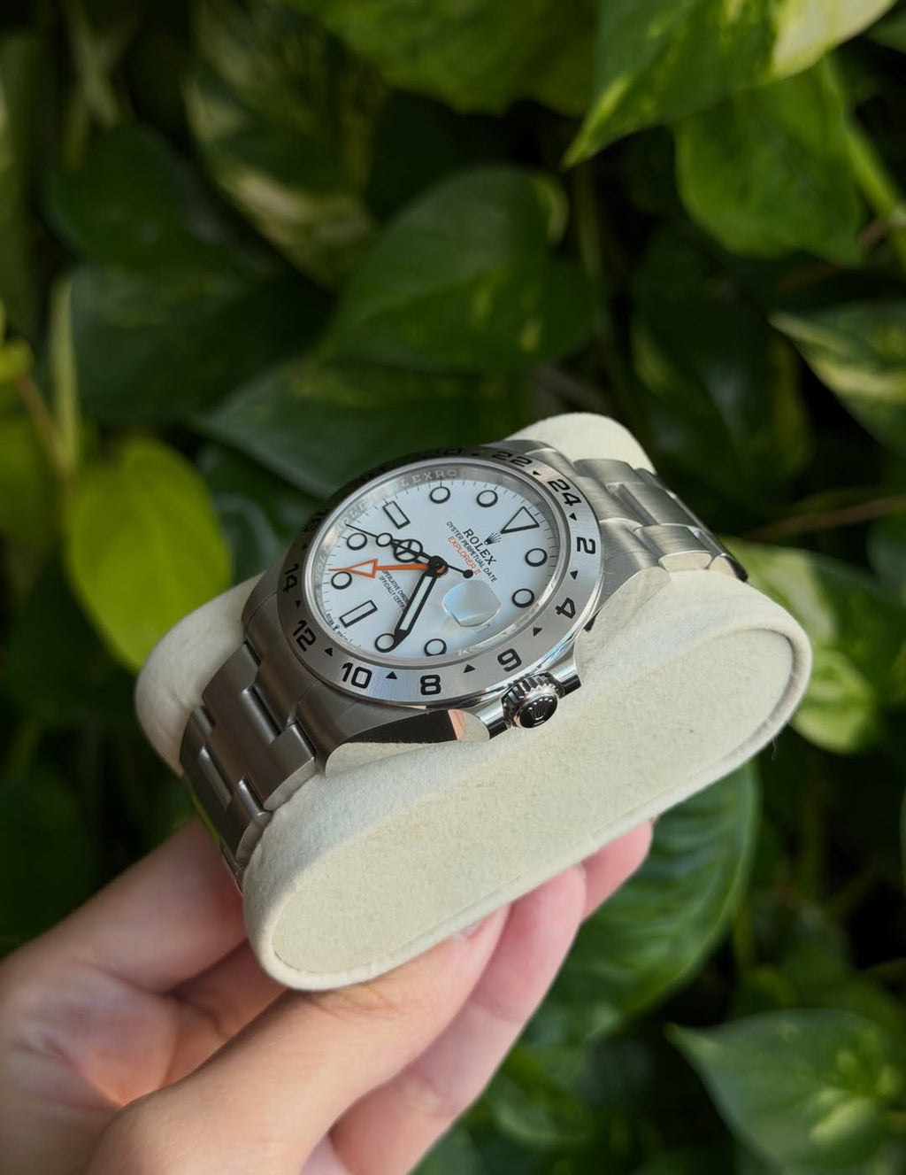 ROLEX EXPLORER II DATE WHITE