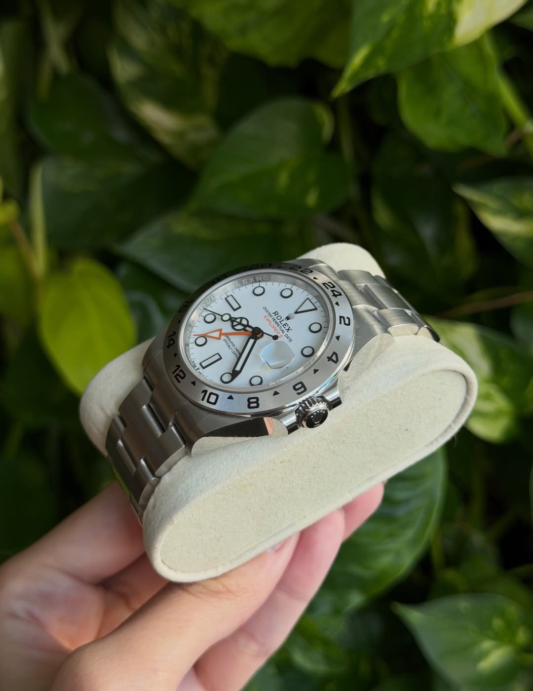 ROLEX EXPLORER II DATE WHITE