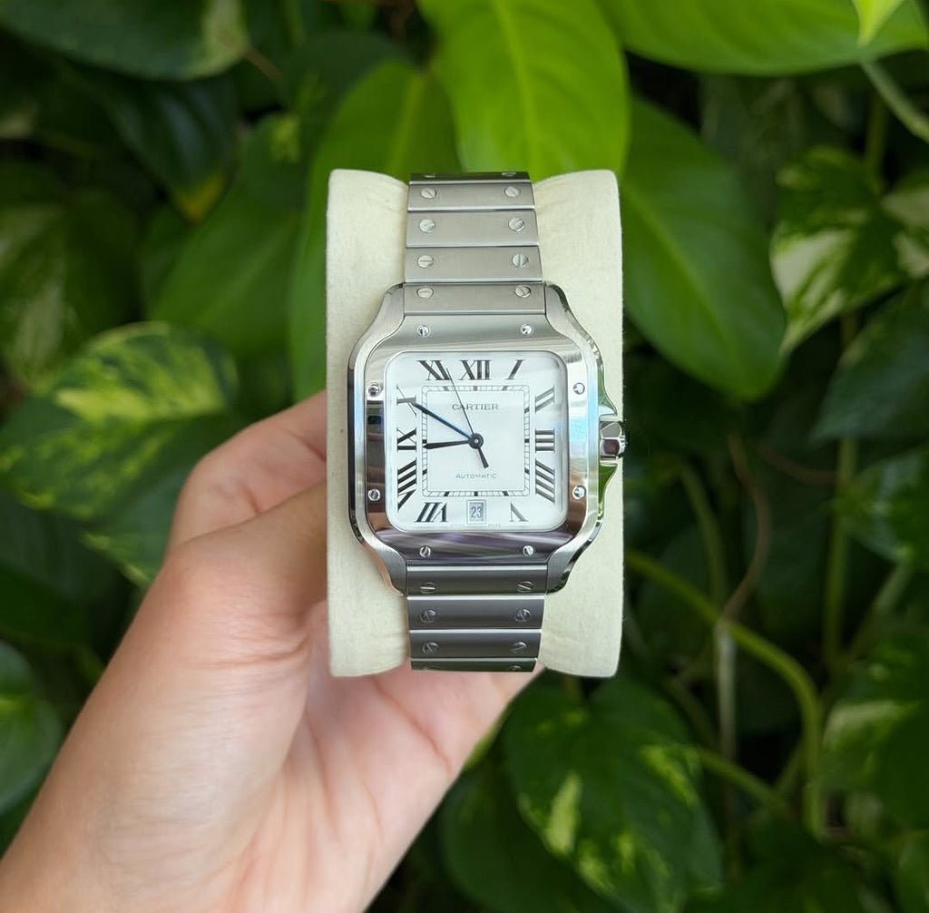 CARTIER SANTOS WHITE DIAL
