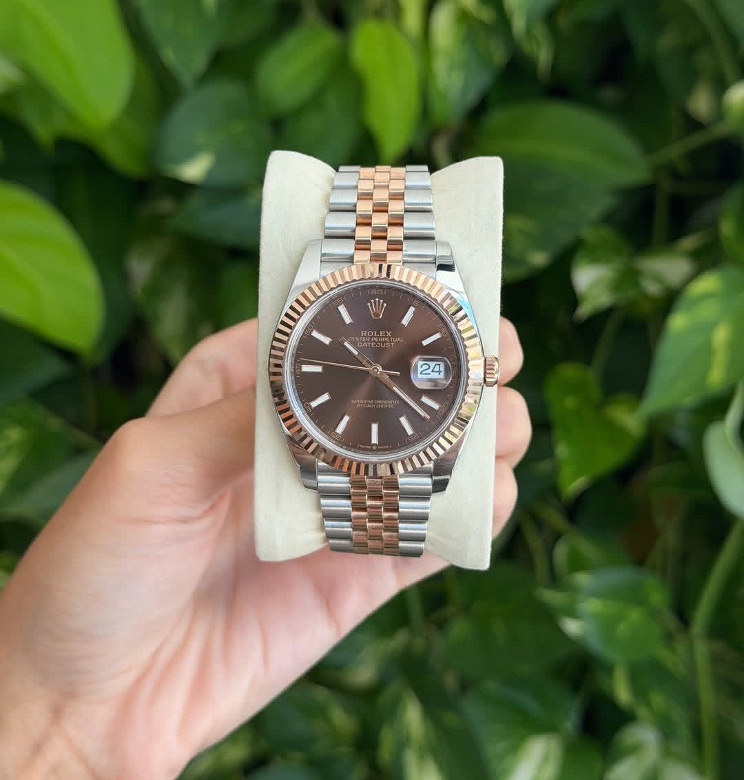 ROLEX DATEJUST JUBILEE CHOCOLATE