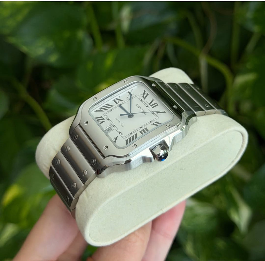 CARTIER SANTOS WHITE DIAL