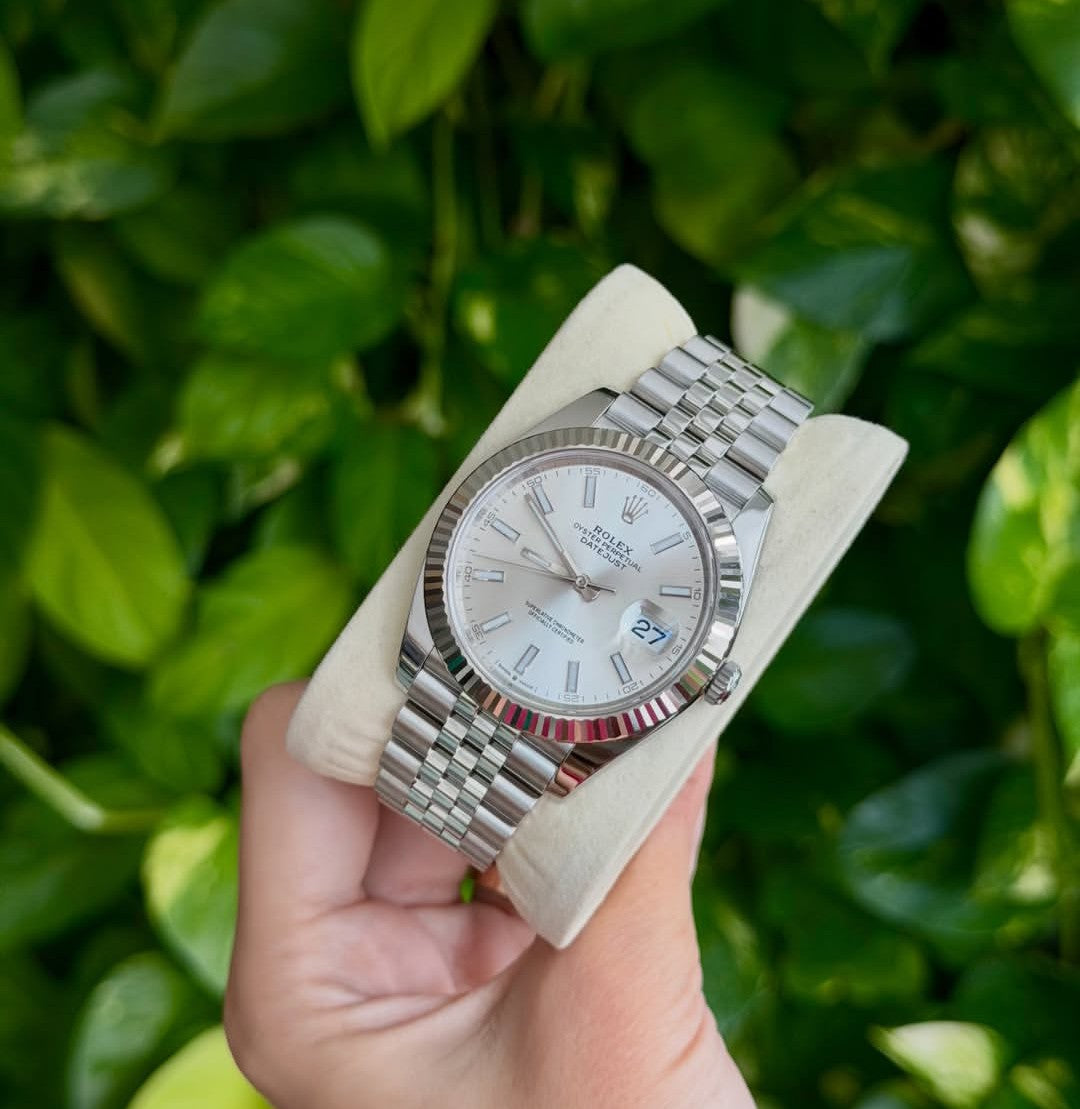 ROLEX DATEJUST JUBILÉE SILVER DIAL