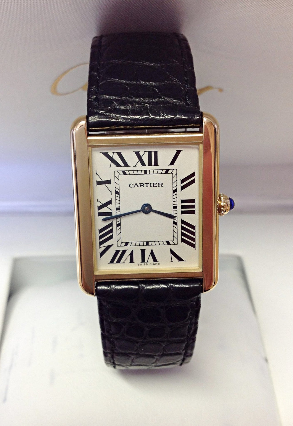 CARTIER TANK MUST SOLO  YELLOW GOLD
