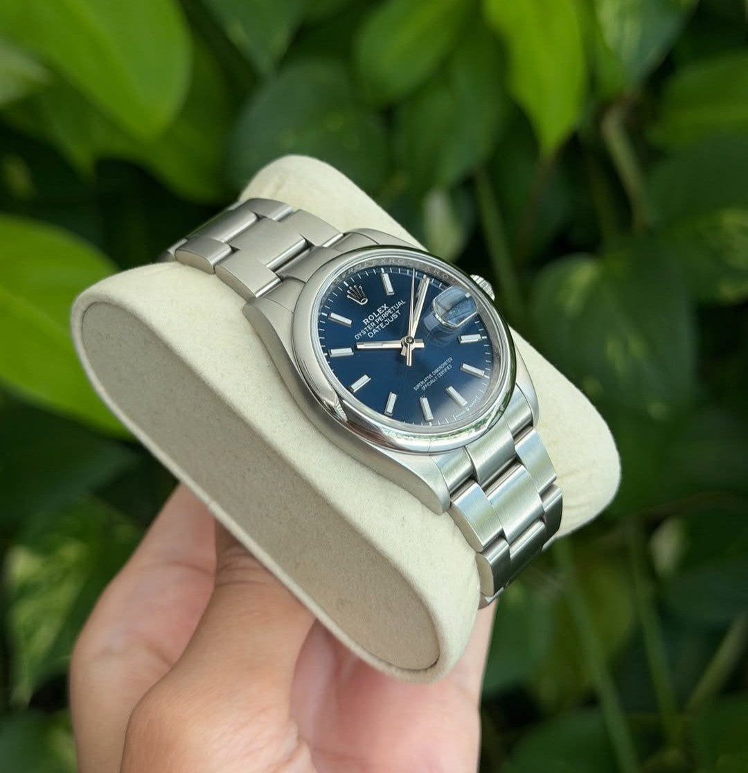 ROLEX OYSTR PERPETUAL BLU DIAL