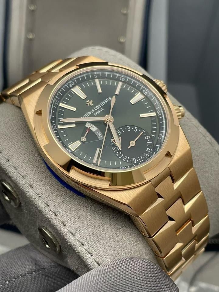 Vacheron CONSTANTIN OVERSEAS DUAL TIME 7900V ROSE GOLD GREEN DIAL