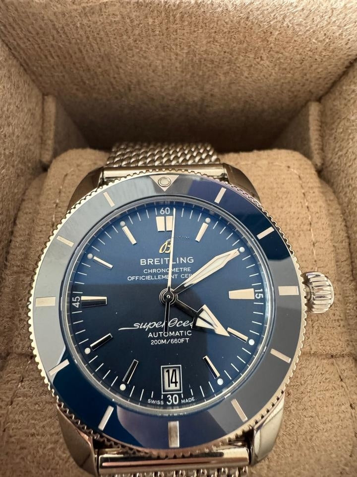 Breitling Superocean Heritage II 42 Light Blue