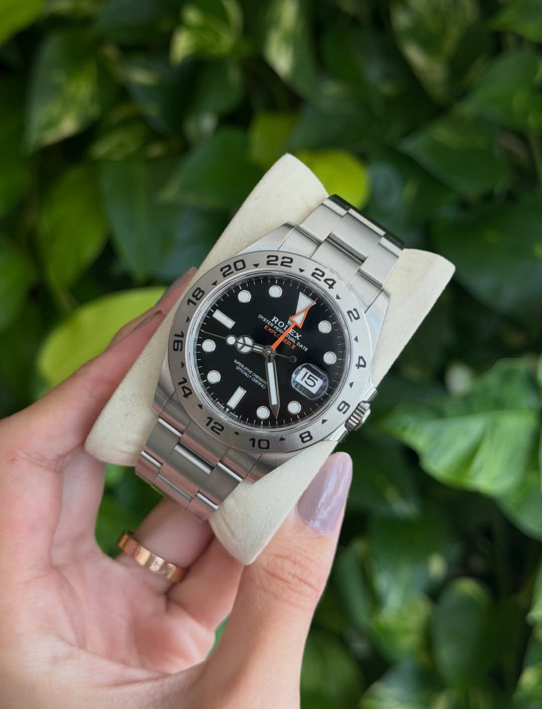ROLEX EXPLORER II DATE BLACK