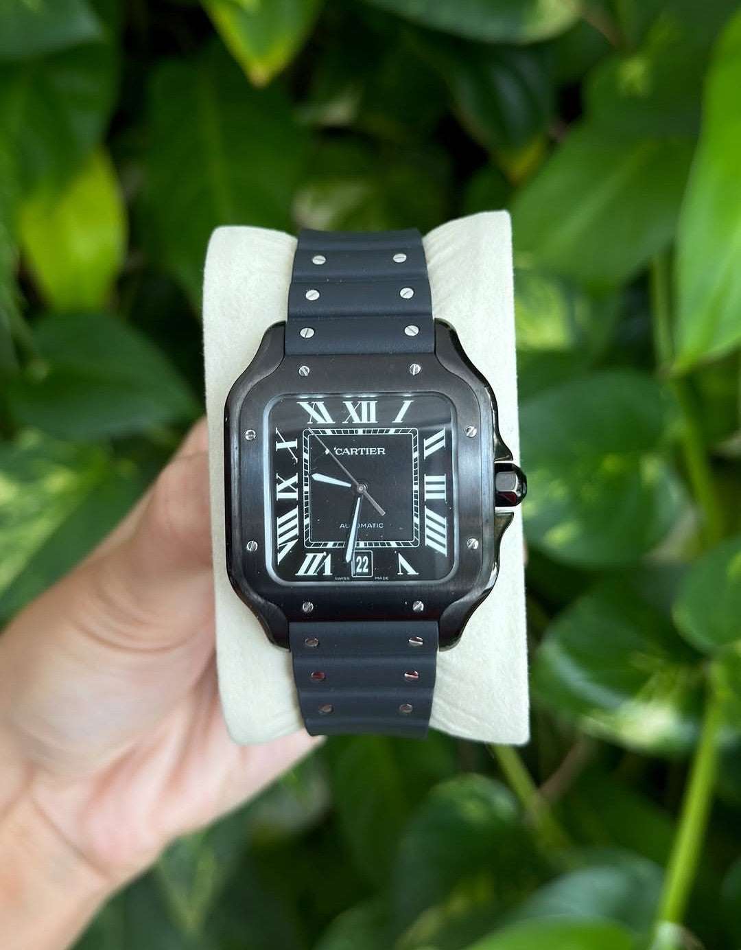 CARTIER SANTOS BLACK