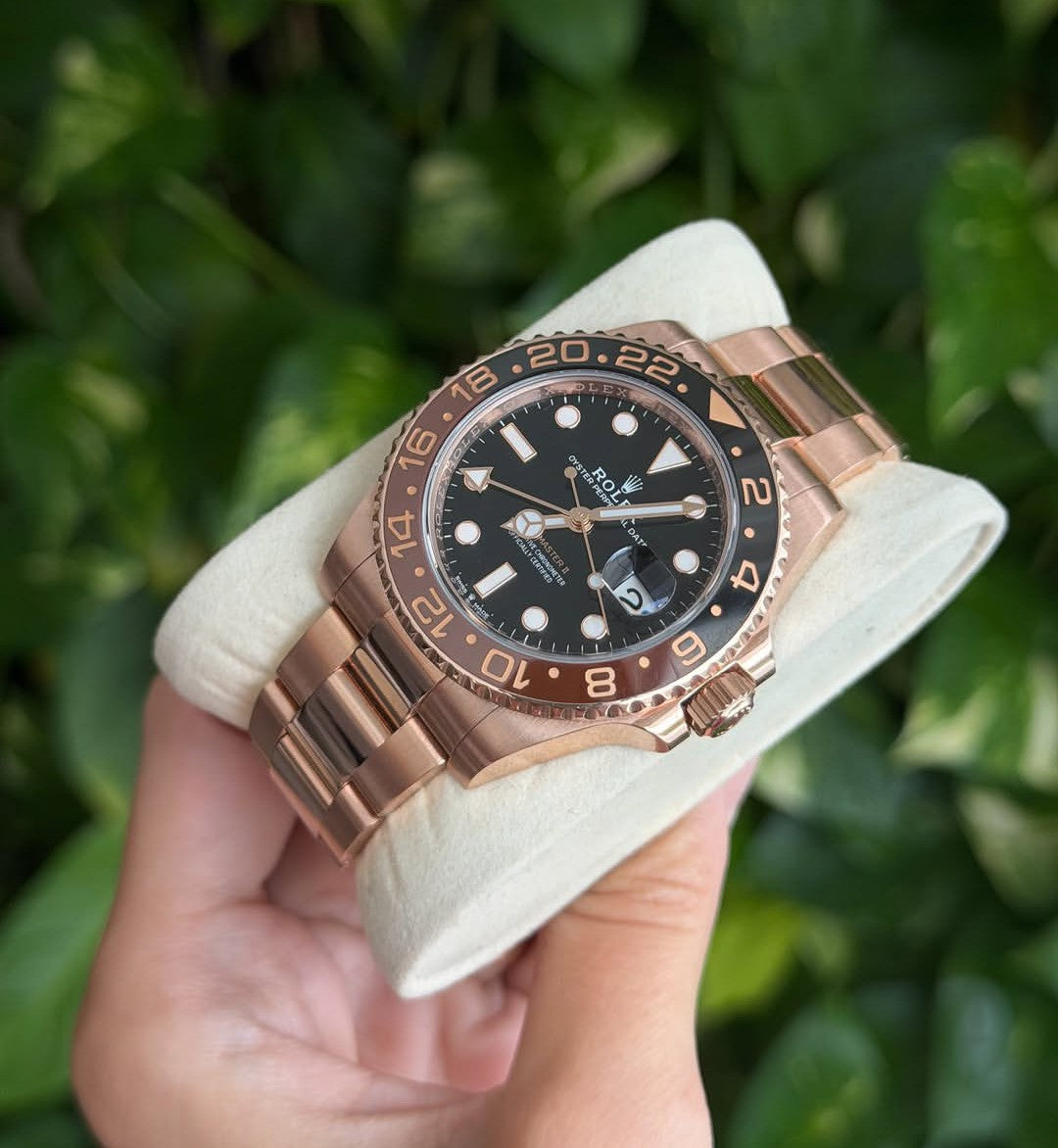 ROLEX GMT MASTER II ROOT-BEER ORO ROSA
