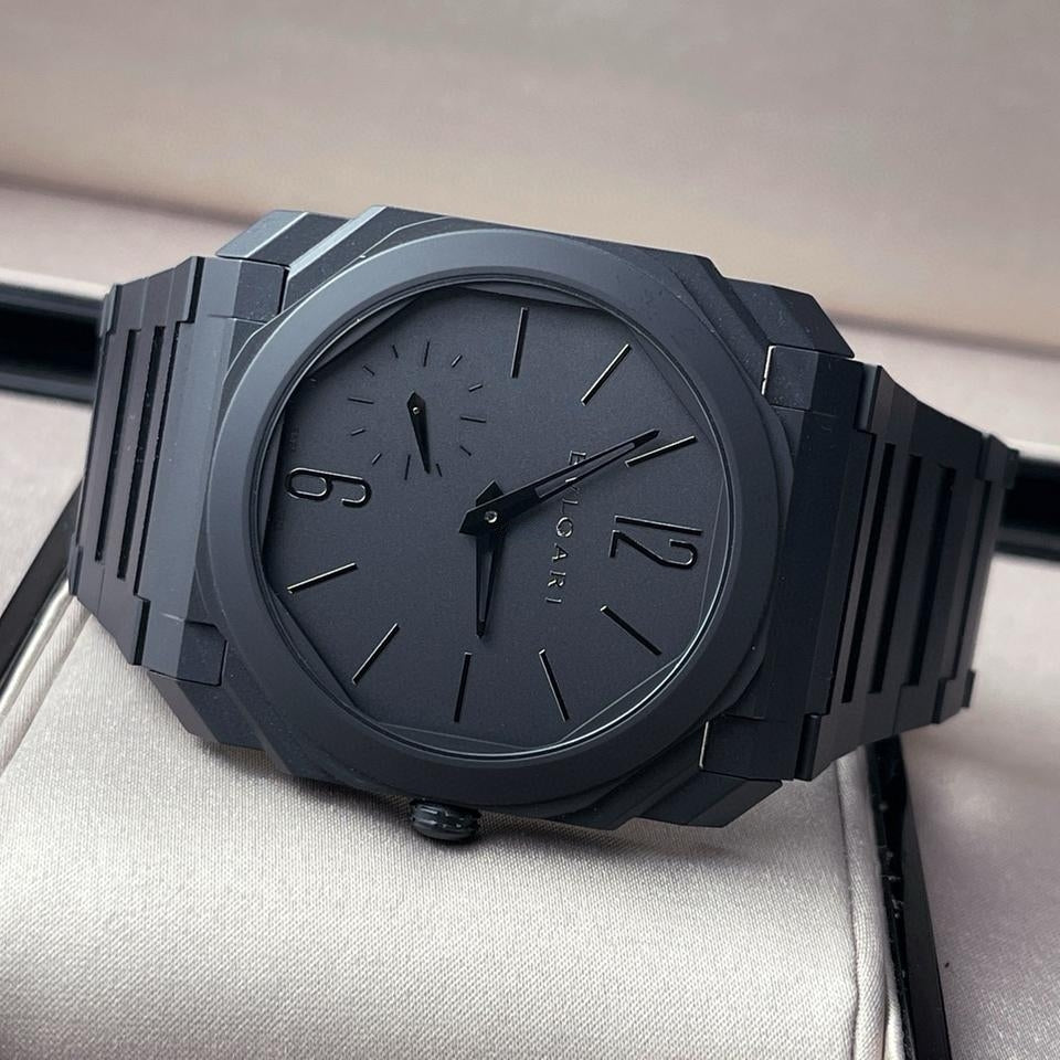 Bulgari Octagon Finissimo Total Black