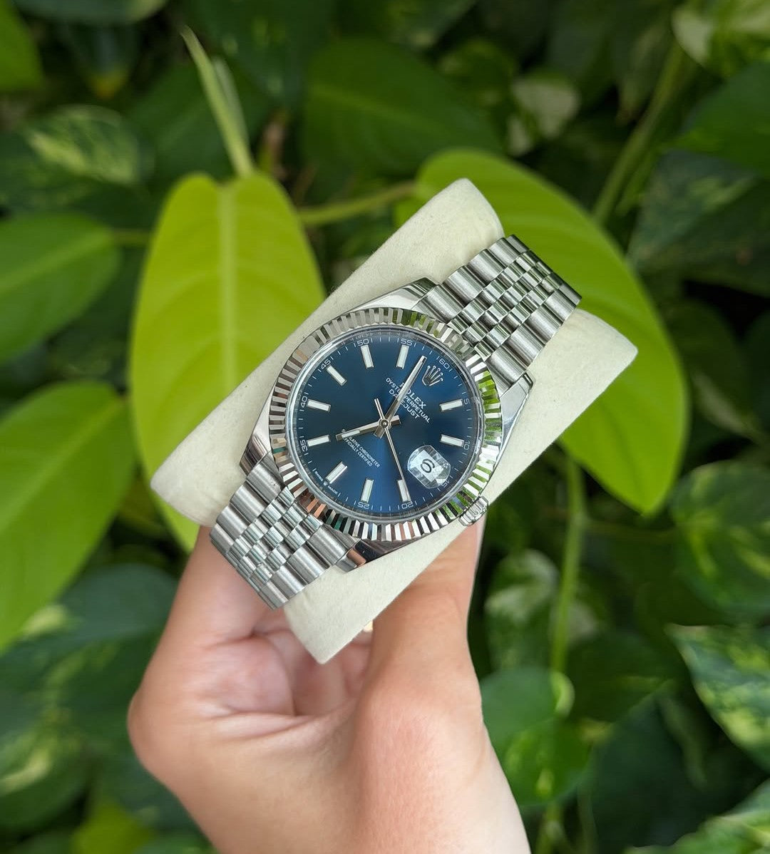 ROLEX DATEJUST JUBILEE BLU DIAL