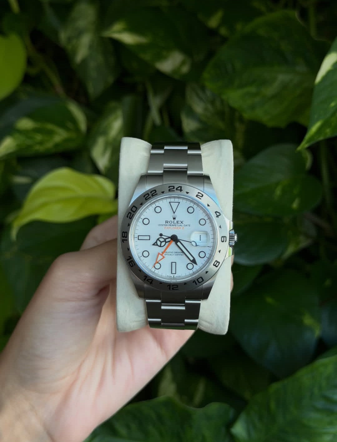 ROLEX EXPLORER II DATE WHITE
