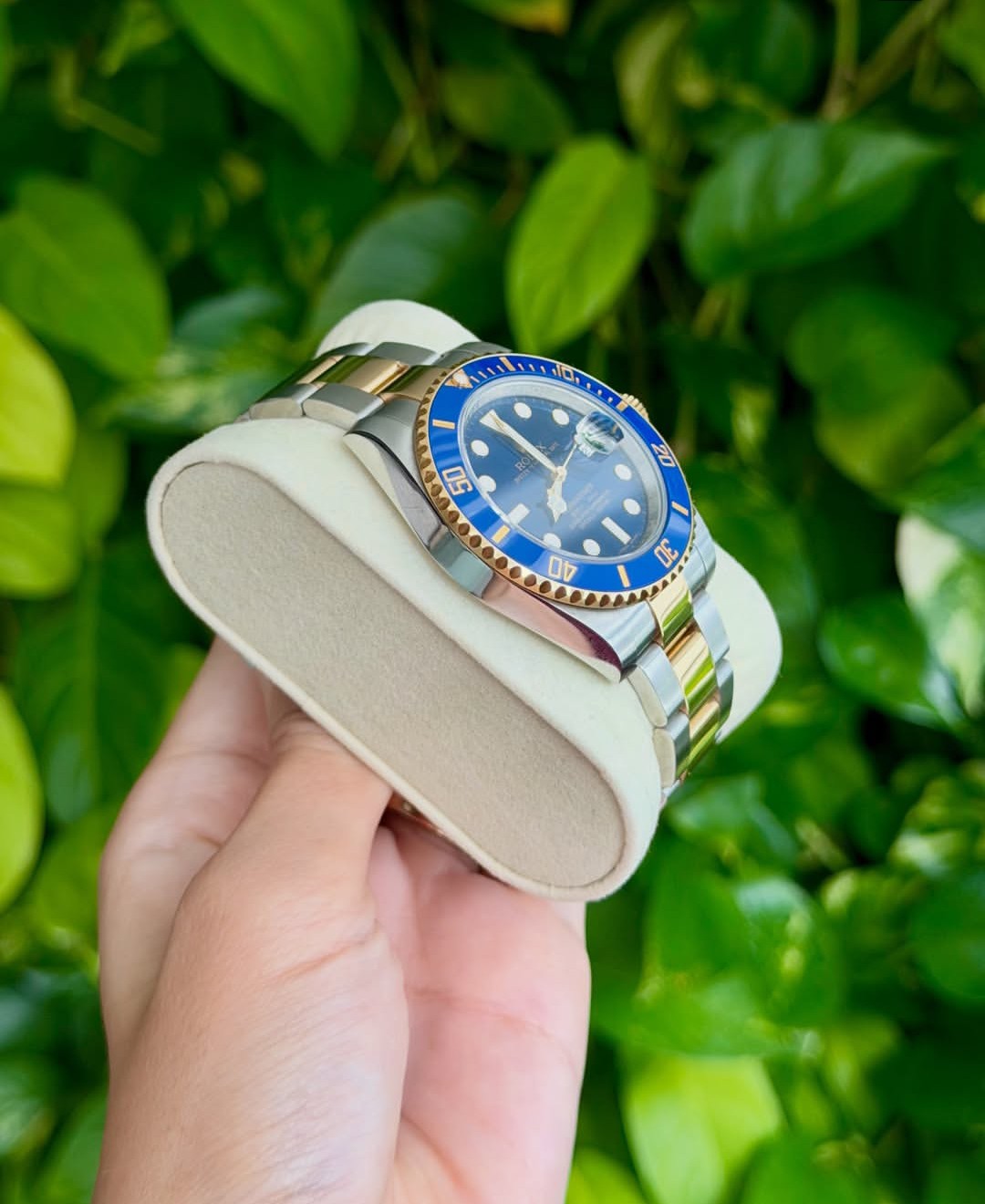 ROLEX SUBMARINER DATE ORO & BLU