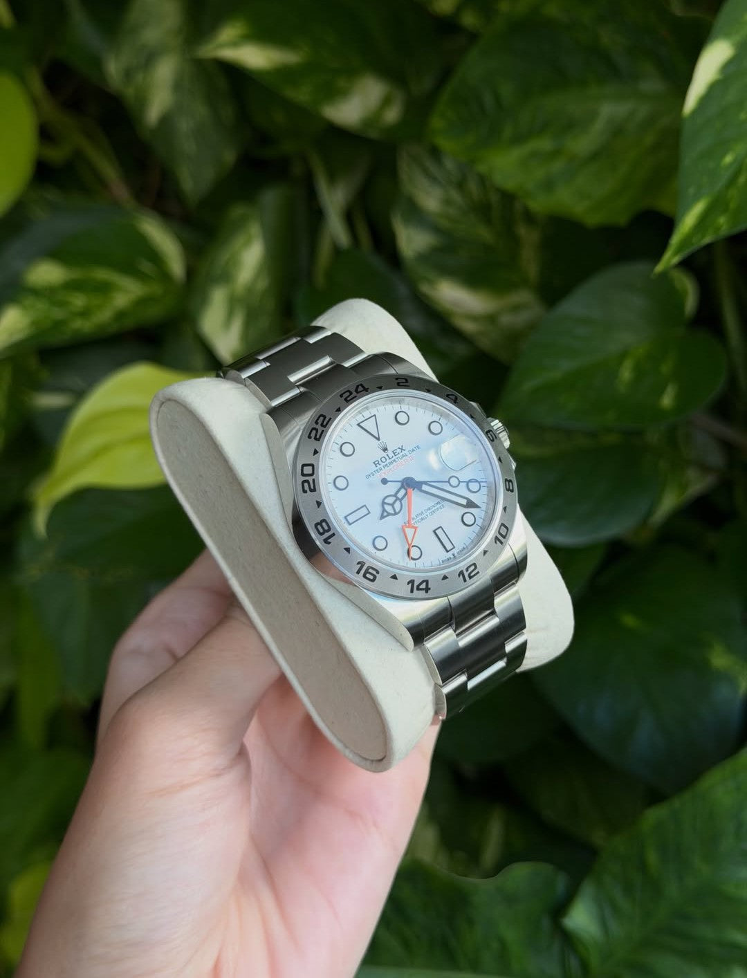 ROLEX EXPLORER II DATE WHITE