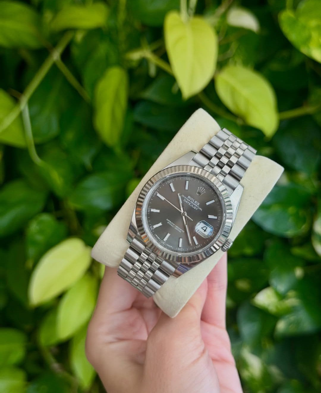 ROLEX DATEJUST JUBILEE GRIGIO RODIO