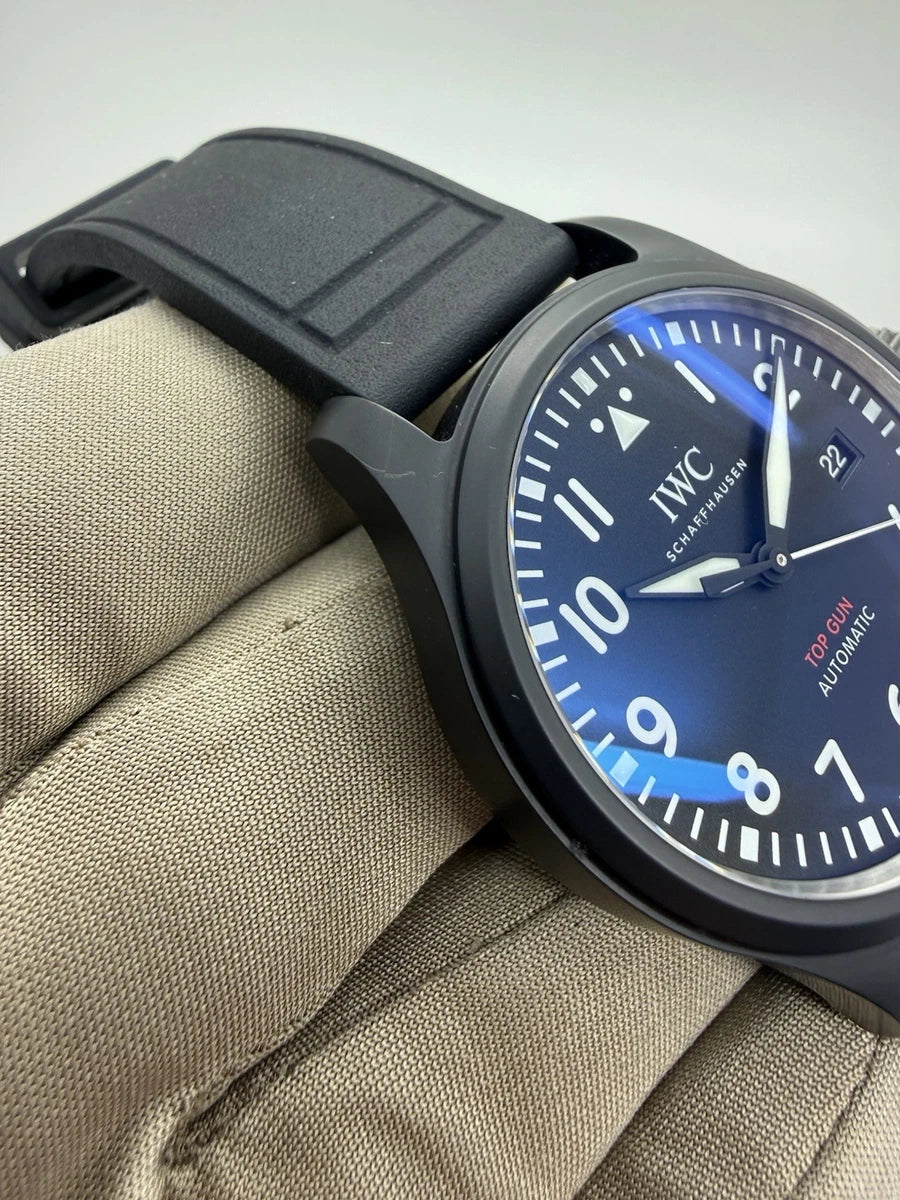 IWC Pilots Top Gun Black Ceramic 41mm Auto Watch