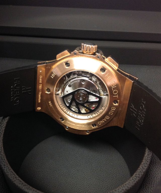 Hublot big bang rose gold