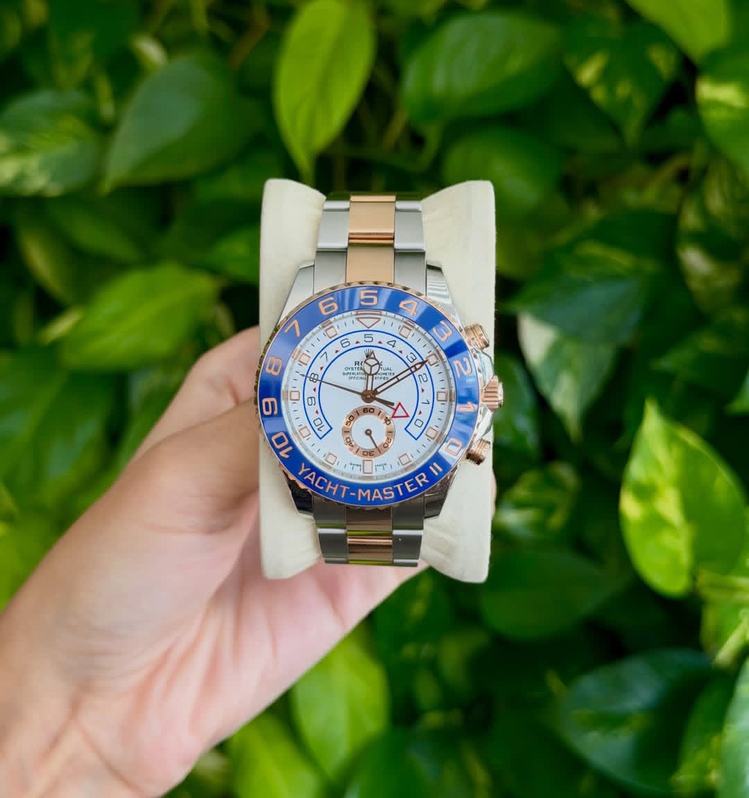 ROLEX YACHT-MASTER II ORO & BLU