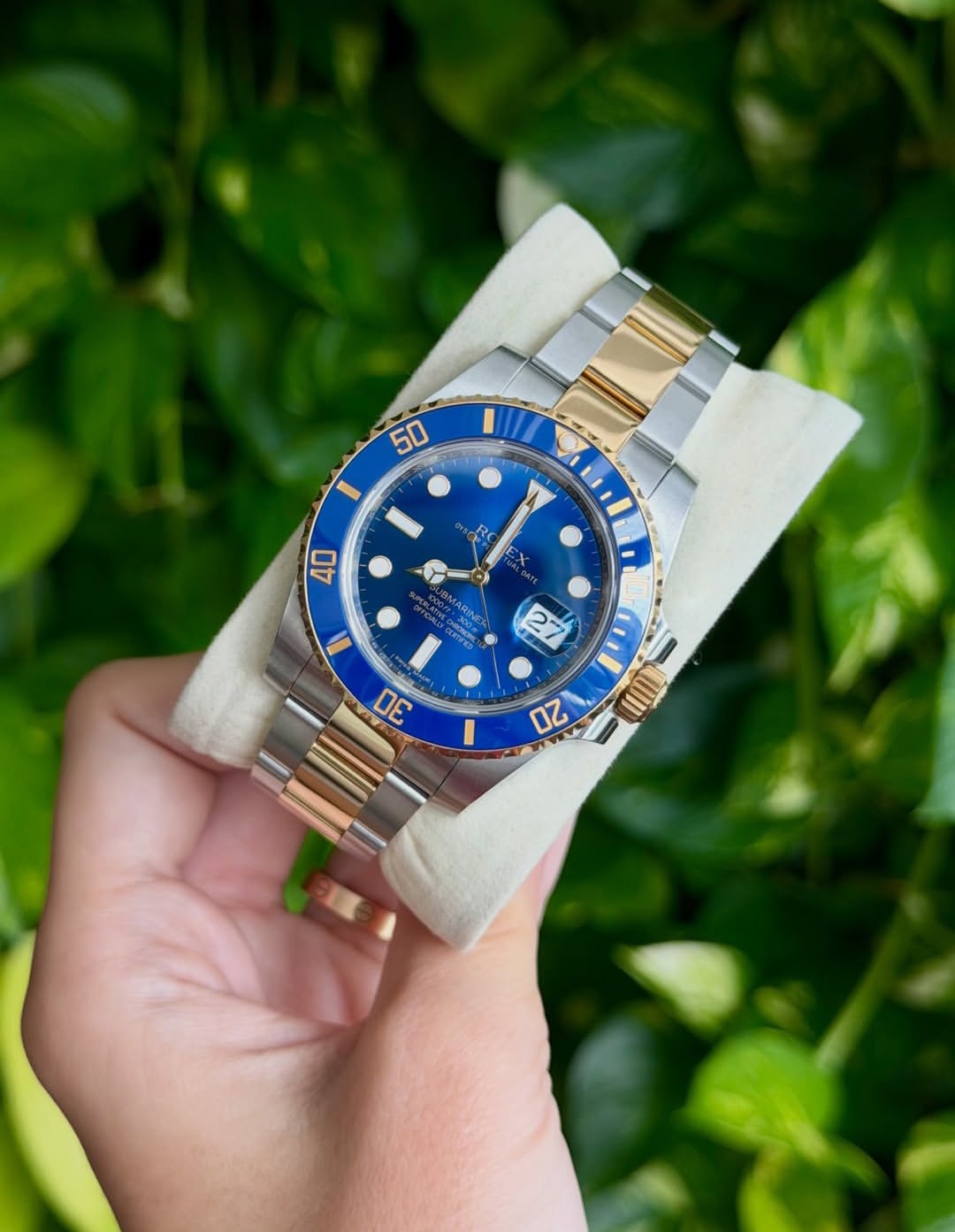 ROLEX SUBMARINER DATE ORO & BLU