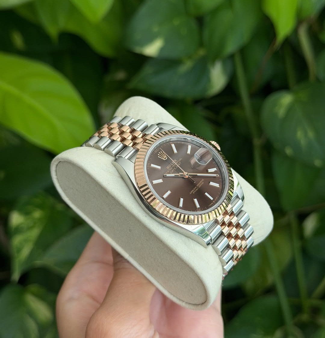 ROLEX DATEJUST JUBILEE CHOCOLATE