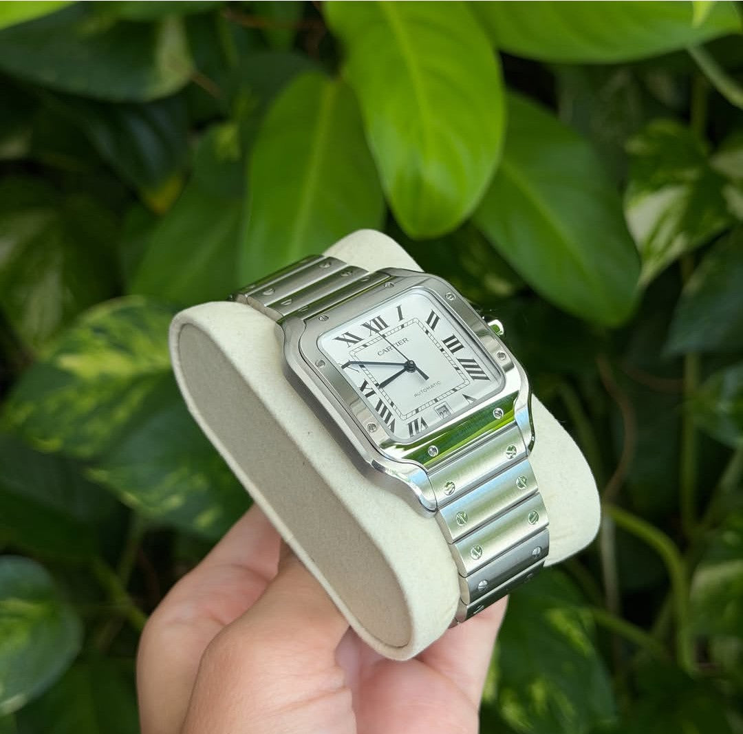 CARTIER SANTOS WHITE DIAL