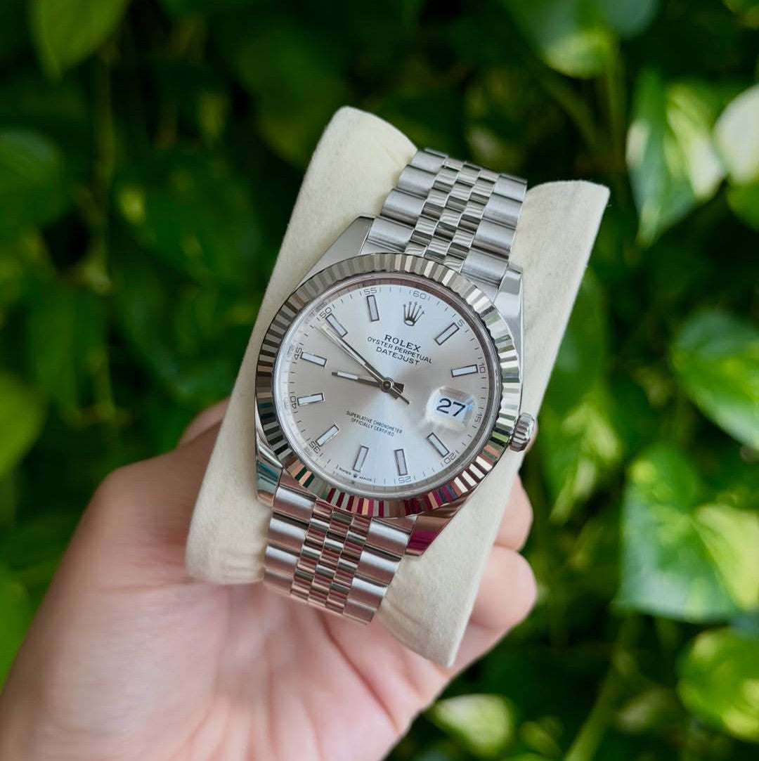 ROLEX DATEJUST JUBILÉE SILVER DIAL