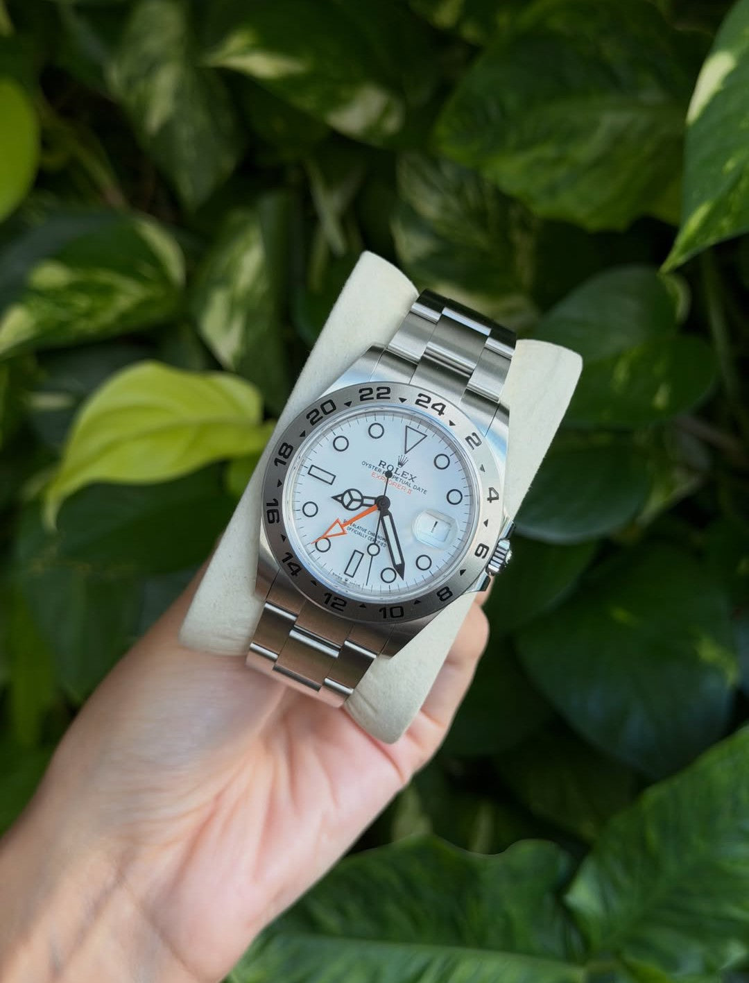 ROLEX EXPLORER II DATE WHITE